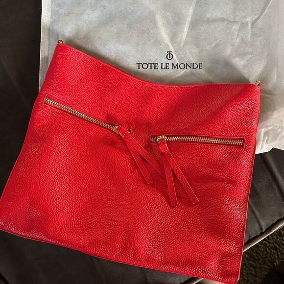 TOTE LE MONDE - The GENEVA TOTE. Spacious pocketbook can be used as a clutch. - Picture 12 of 13